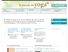 Tablet Screenshot of lemondeduyoga.org